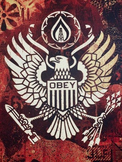 Shepard Fairey Keep It Underground Serigrafia 2015 Street Art Contemporanea