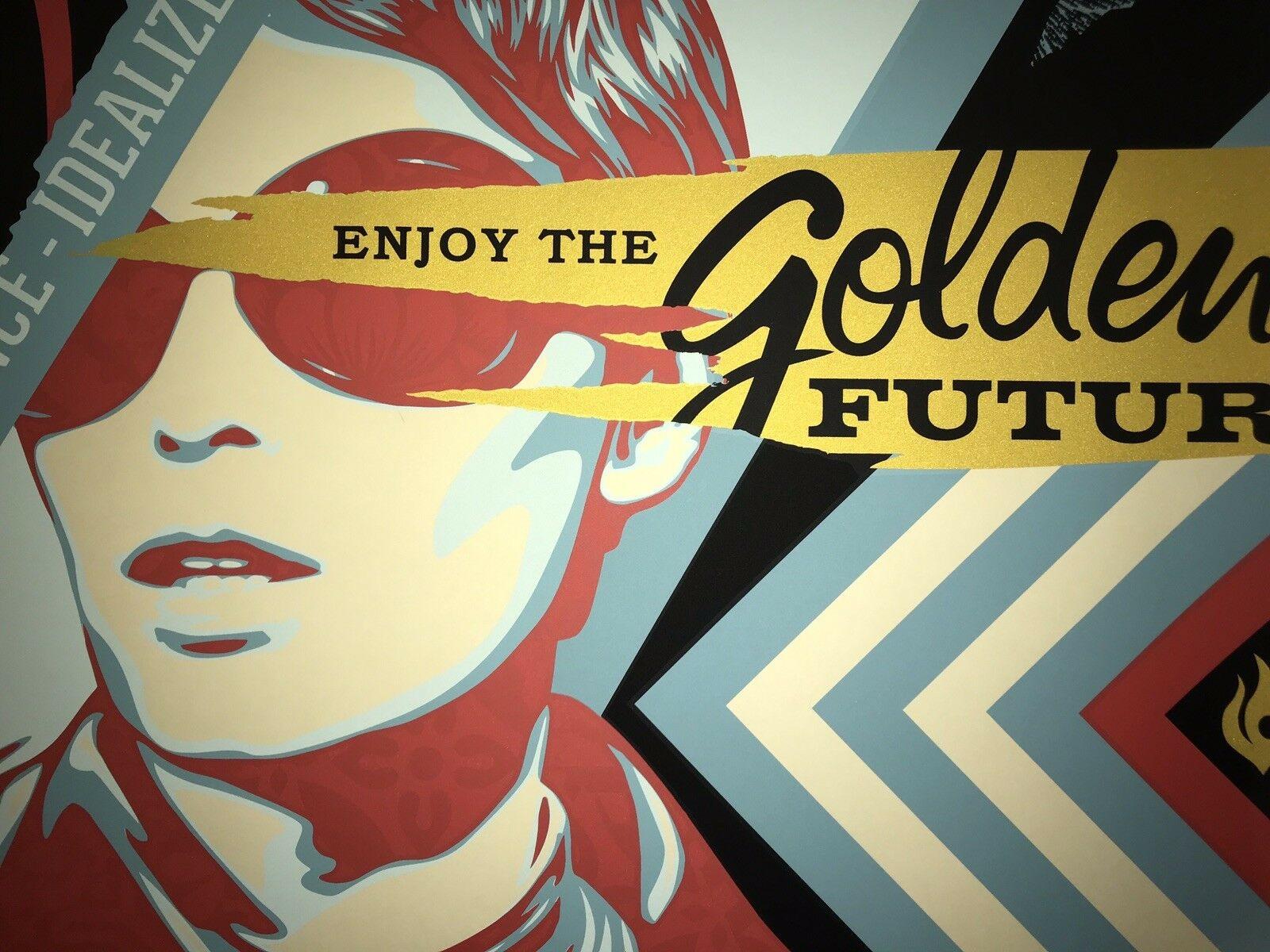 Impresión artística de gran formato de Shepard Fairey 