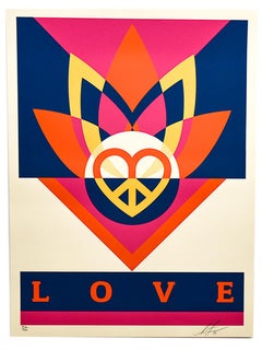 SHEPARD FAIREY LOVE LOTUS