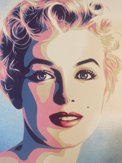 Shepard Fairey Marilyn Monroe "Sunrise" Fine Art Contemporary Screenprint Signed