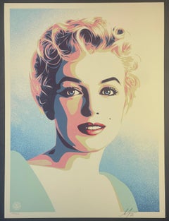 Shepard Fairey Marilyn Monroe "Sunrise" Fine Art Contemporary Screenprint Signed