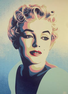 Shepard Fairey Marilyn Monroe "Sunset" Fine Art Contemporary Screenprint Obey