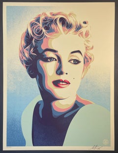 Shepard Fairey Marilyn Monroe "Sunset" Fine Art Contemporary Screenprint Obey