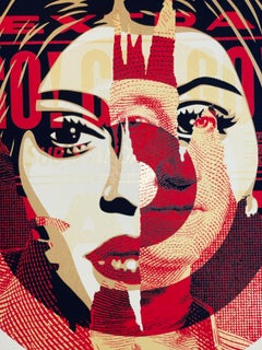 Shepard Fairey Media Target 2016 Signed OBEY Giant Print Street Art Screen Print