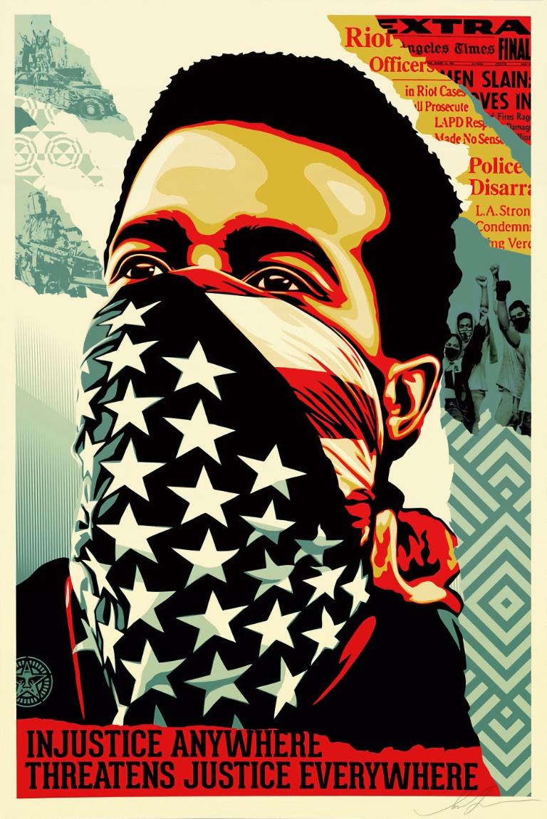 shepard fairey american rage