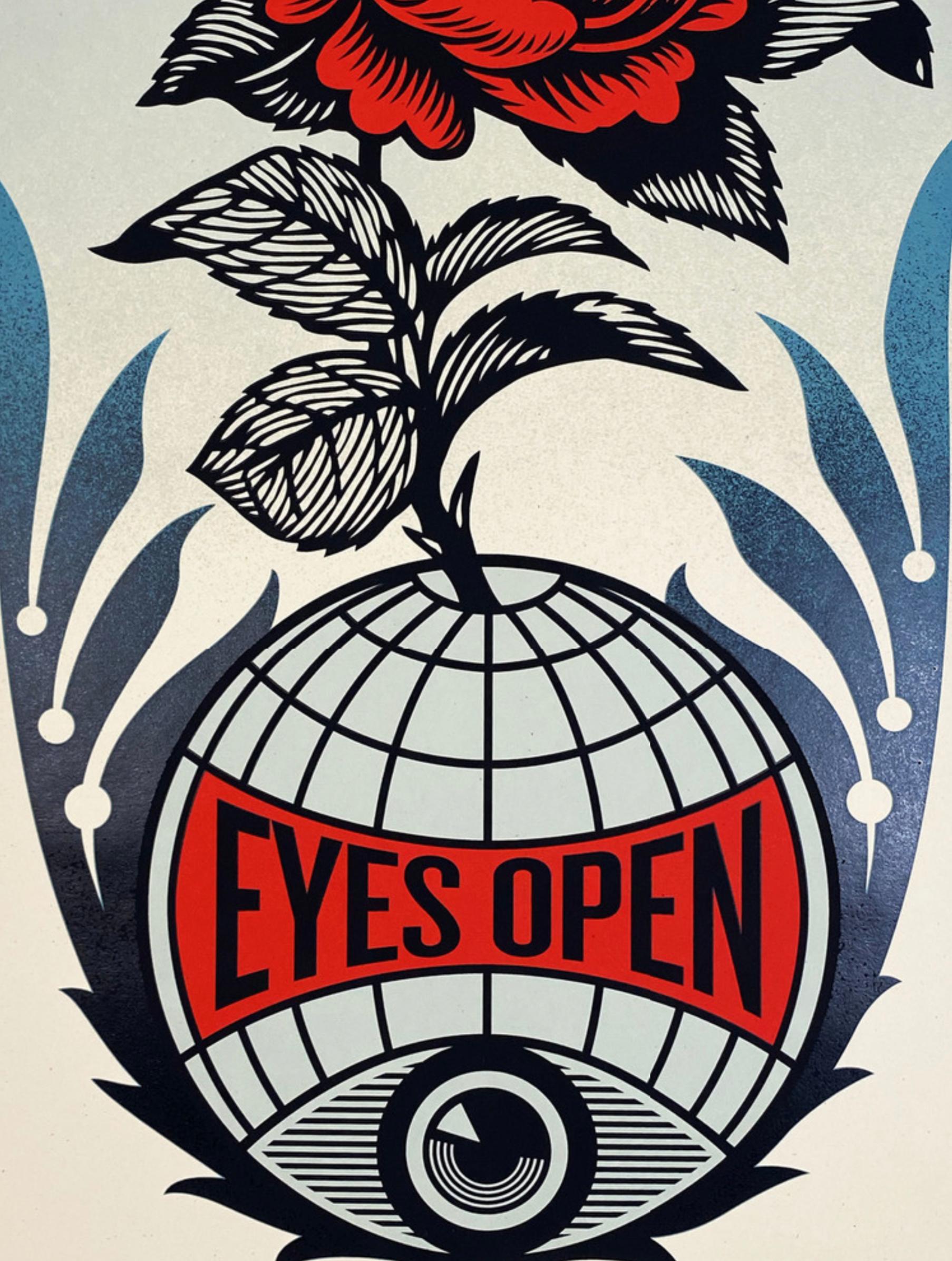 Shepard Fairey - Obey Giant - Eyes Open - Urban Graffiti Street Art  en vente 2