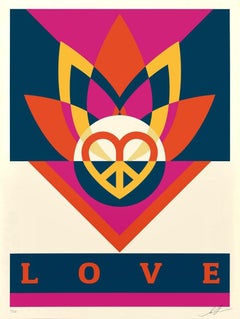 Shepard Fairey - Obey Giant - Love Lotus - Urban Graffiti Street Art