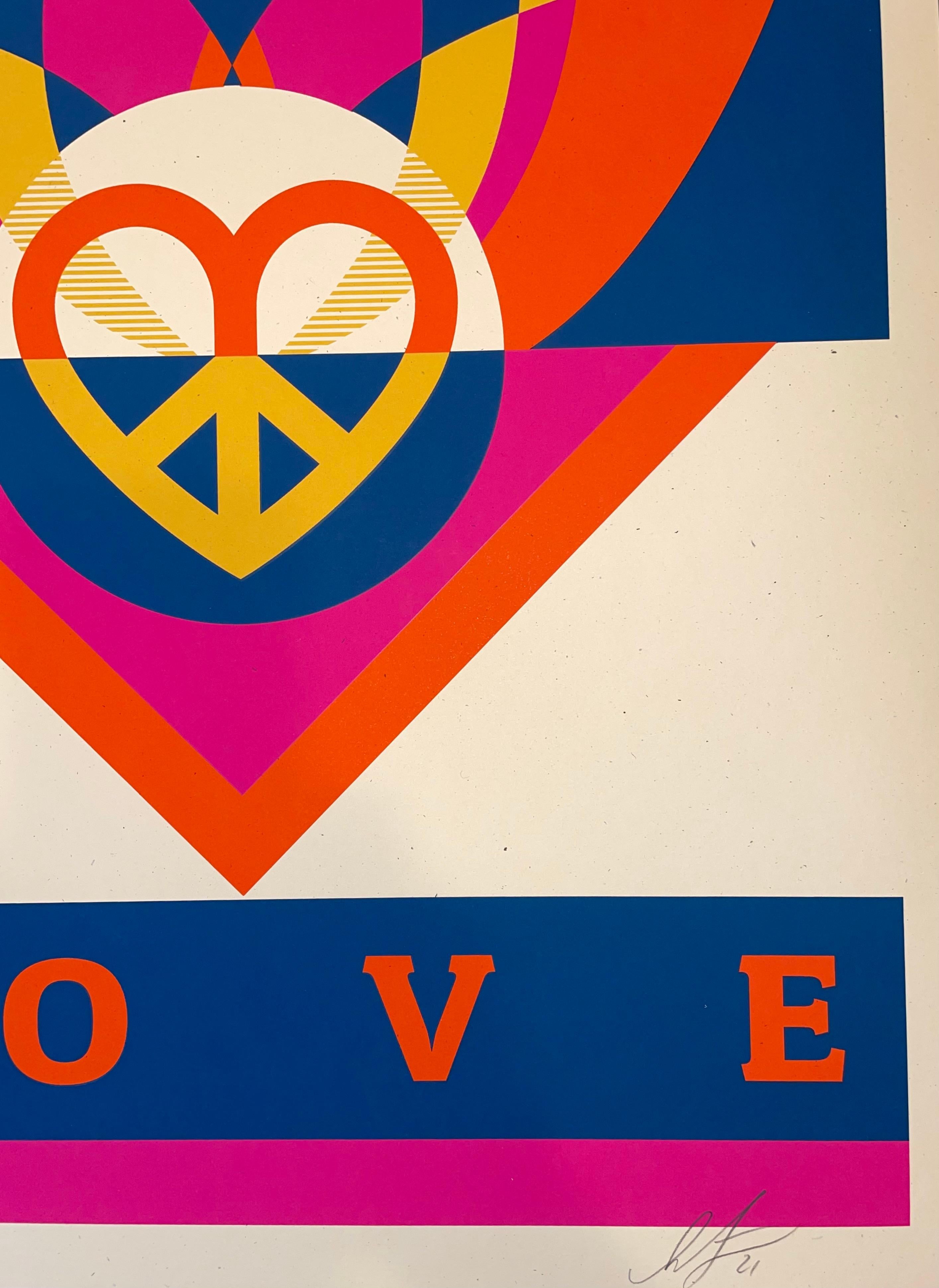 Paravent Obey Love Lotus signé et numéroté par Shepard Fairey, Art contemporain  2