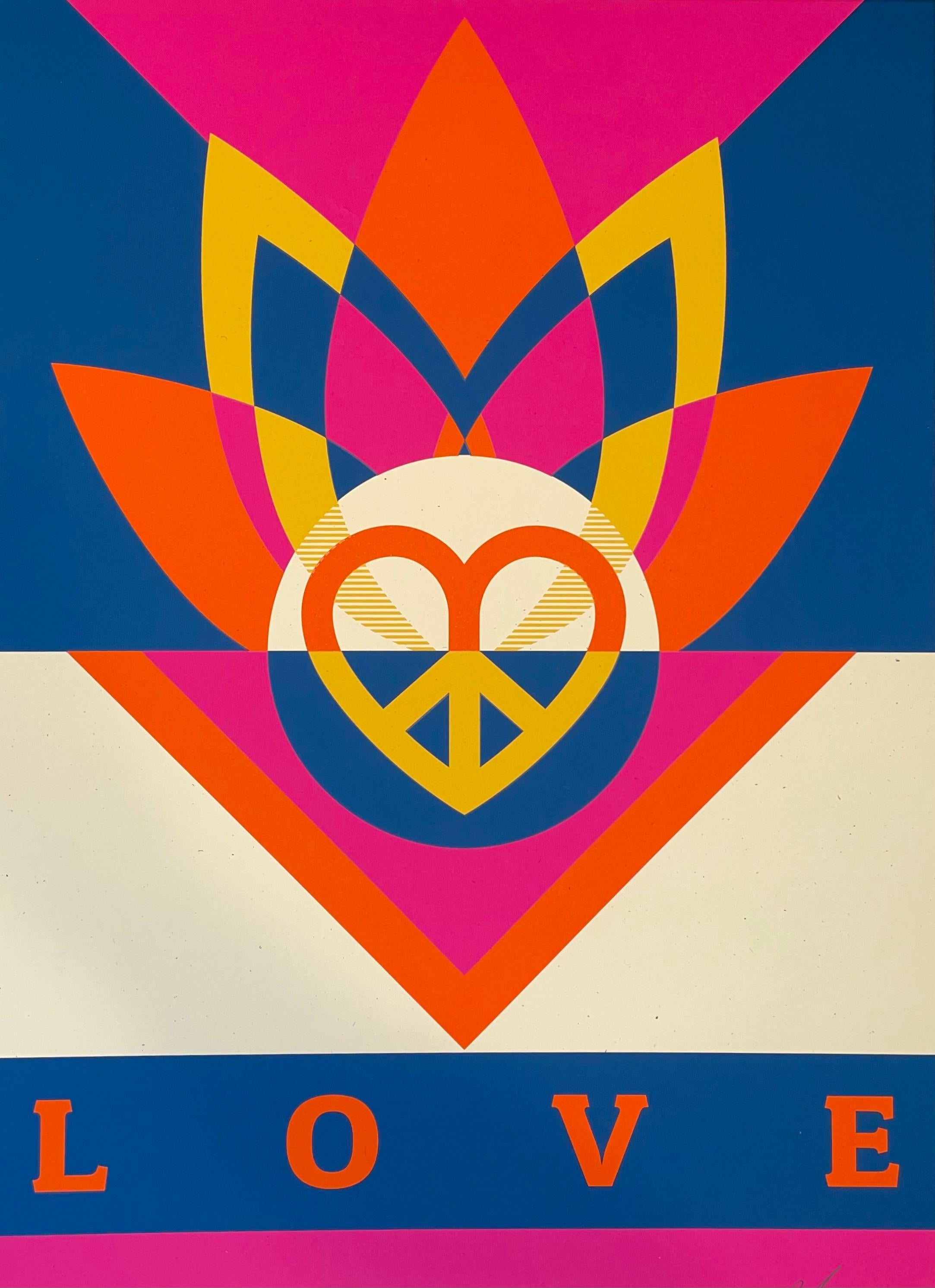 Paravent Obey Love Lotus signé et numéroté par Shepard Fairey, Art contemporain  6