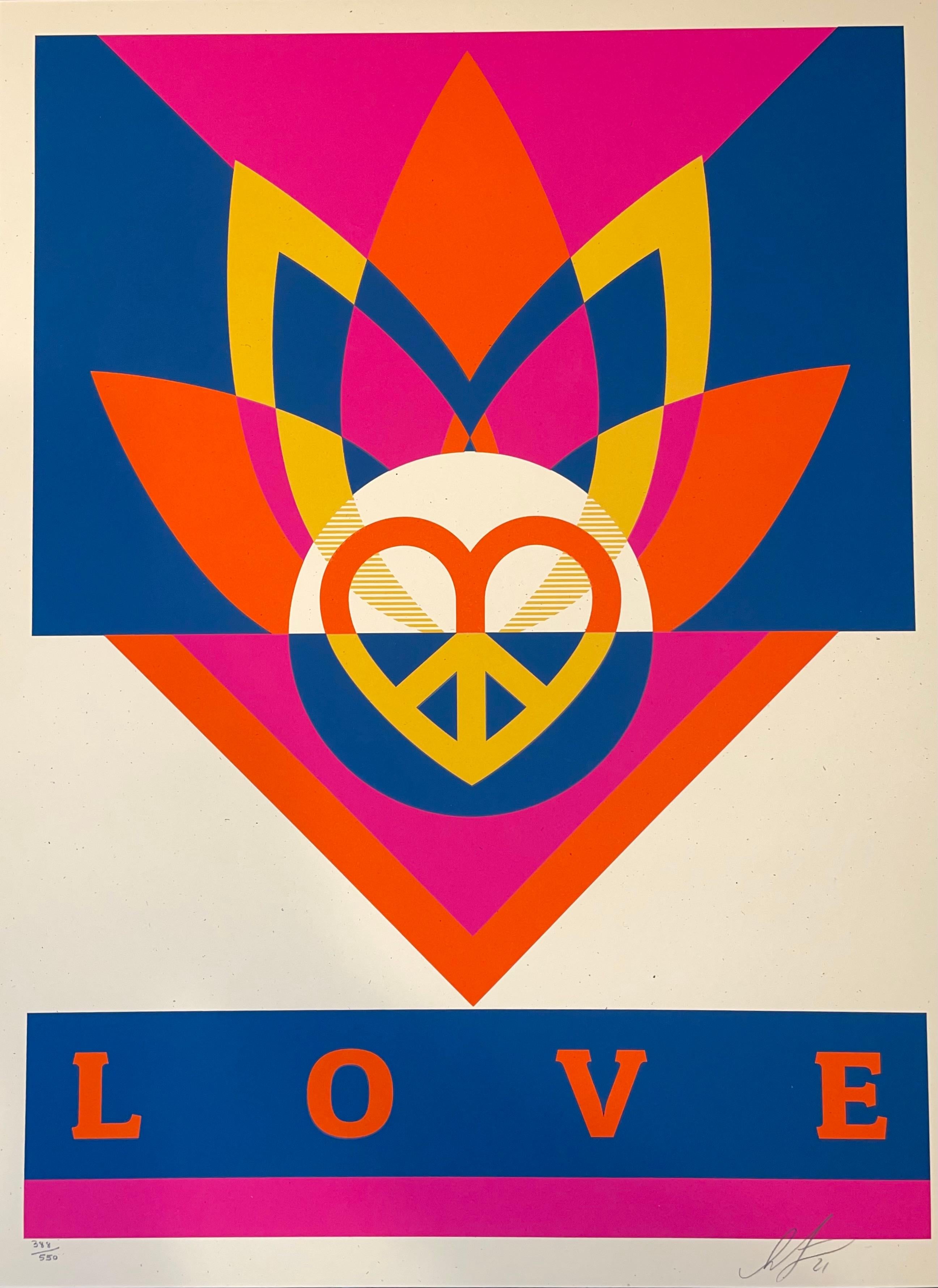 "I created this art for Race to Erase MS, and it is meant to give hope that soon there will be a cure for multiple sclerosis. The Lotus is a symbol of harmony, unity, and triumph over adversity. My wife, Amanda, is one of millions of people