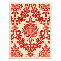Shepard Fairey, Parlor Pattern, 2 Silkscreens, Street Art, Urban Art, Signed