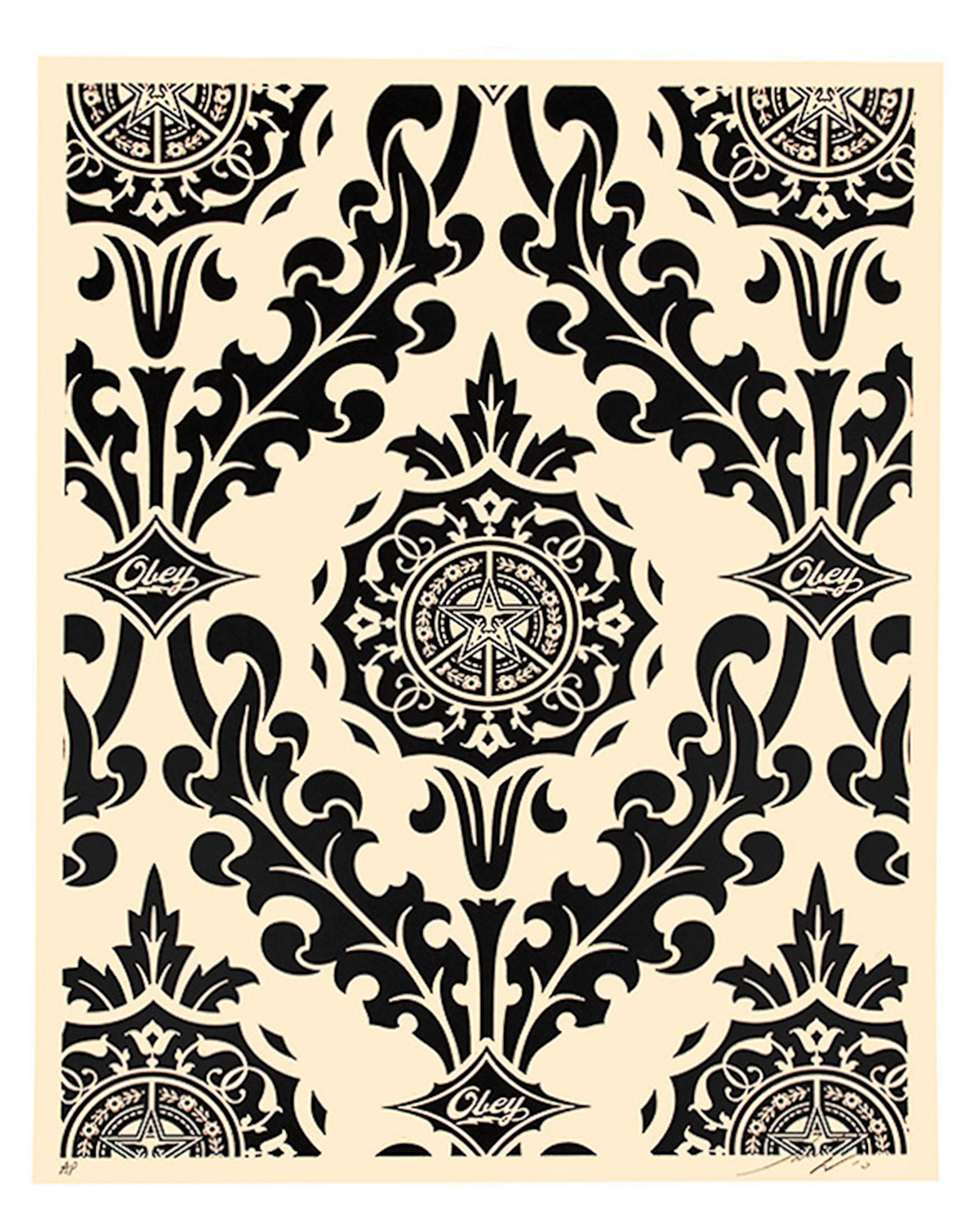 Hand signed and marked AP (Artist Proof) by Shepard Fairey.
Rare Limited edition Artist Proof (Regular edition is only 85).
Hand pulled screen print on Cream Speckle Tone paper.
Cream and Black color version.
Published by Obey Giant in March