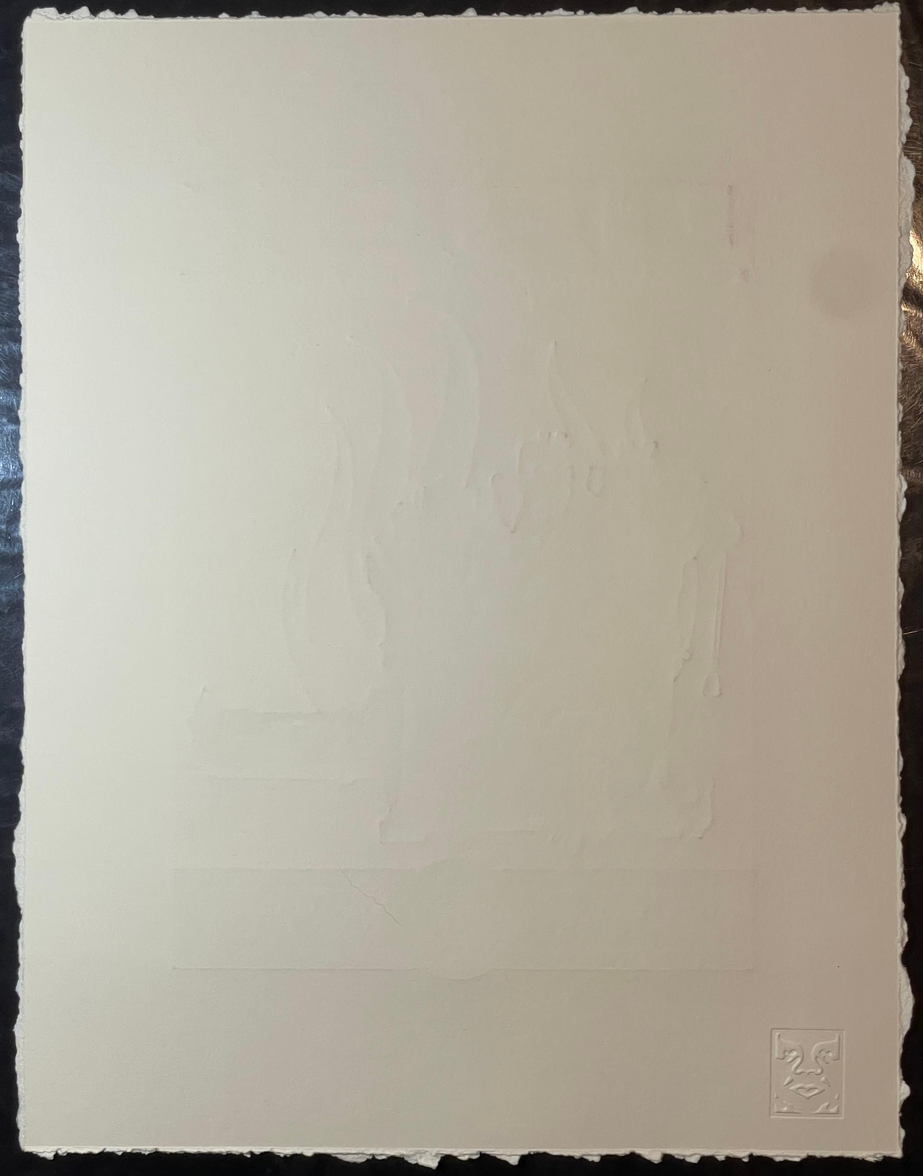 Shepard Fairey Print & Destroy Letterpress Print Contemporary Street Art, 2015 For Sale 3