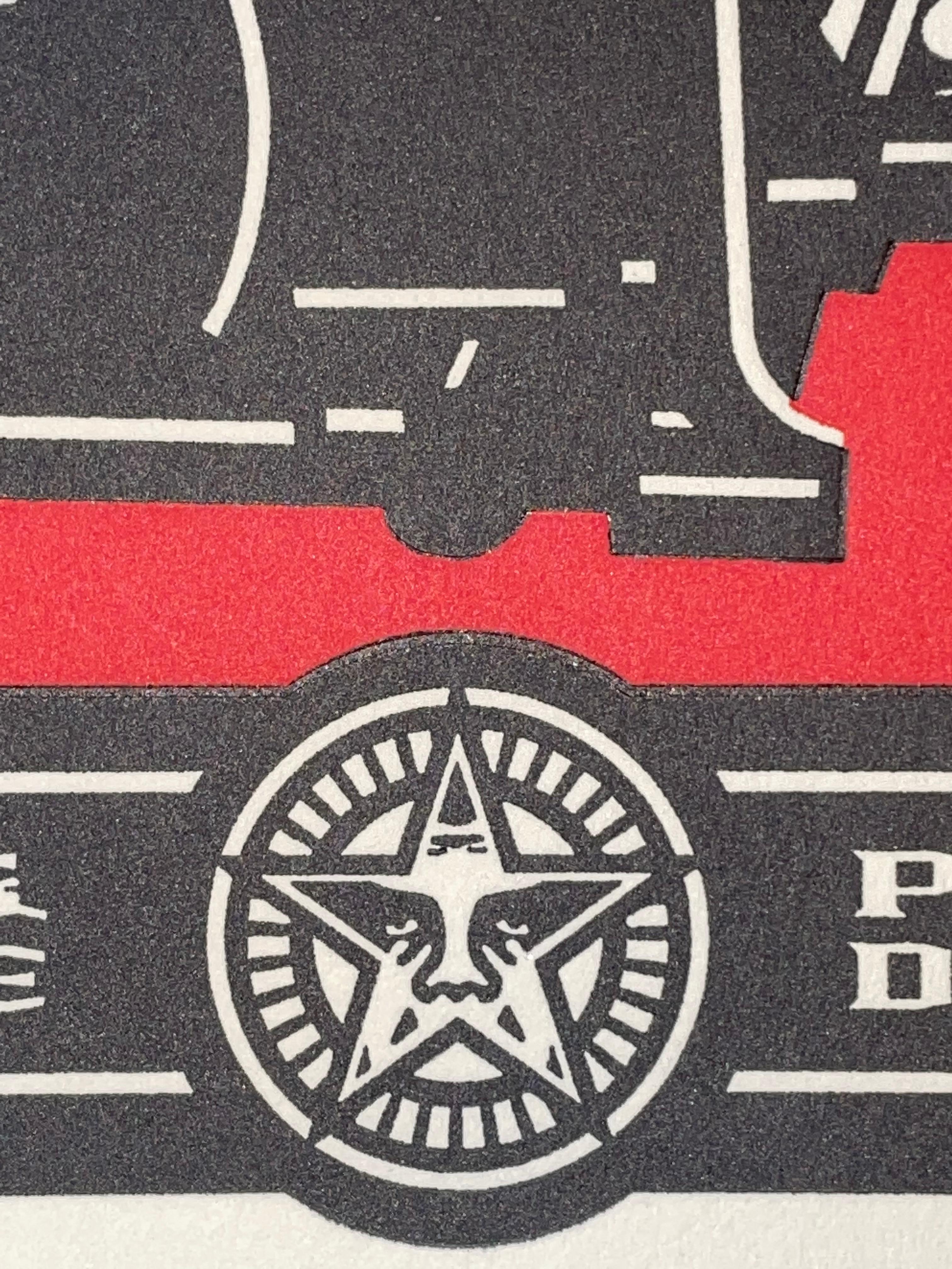 Shepard Fairey Print & Destroy Letterpress Print Arte callejero contemporáneo, 2015 en venta 5