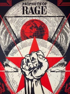 Shepard Fairey Druck Prophets Of Rage New Day Rising Concert Music Street Urban