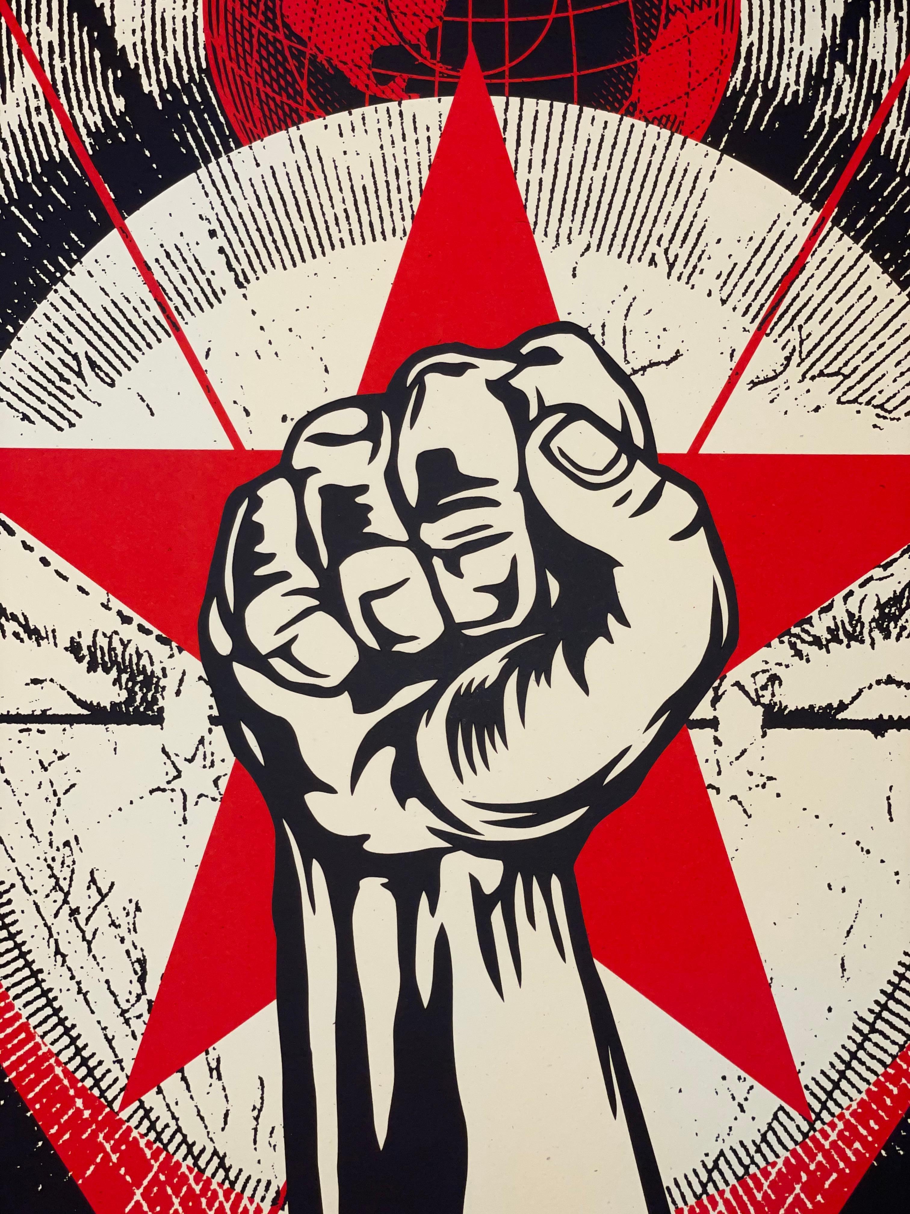 Shepard Fairey Stampa Prophets Of Rage New Day Rising Concerto Musica Street Urban in vendita 2