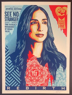 Shepard Fairey – Rebirth – Leader visionari – Valarie Kaur – Serigrafia artistica – Obey