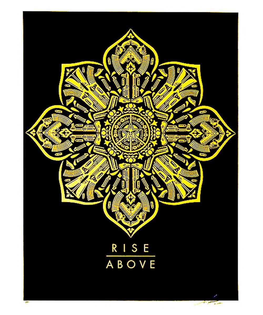 SHEPARD FAIREY RISE ABOVE - Print by Shepard Fairey