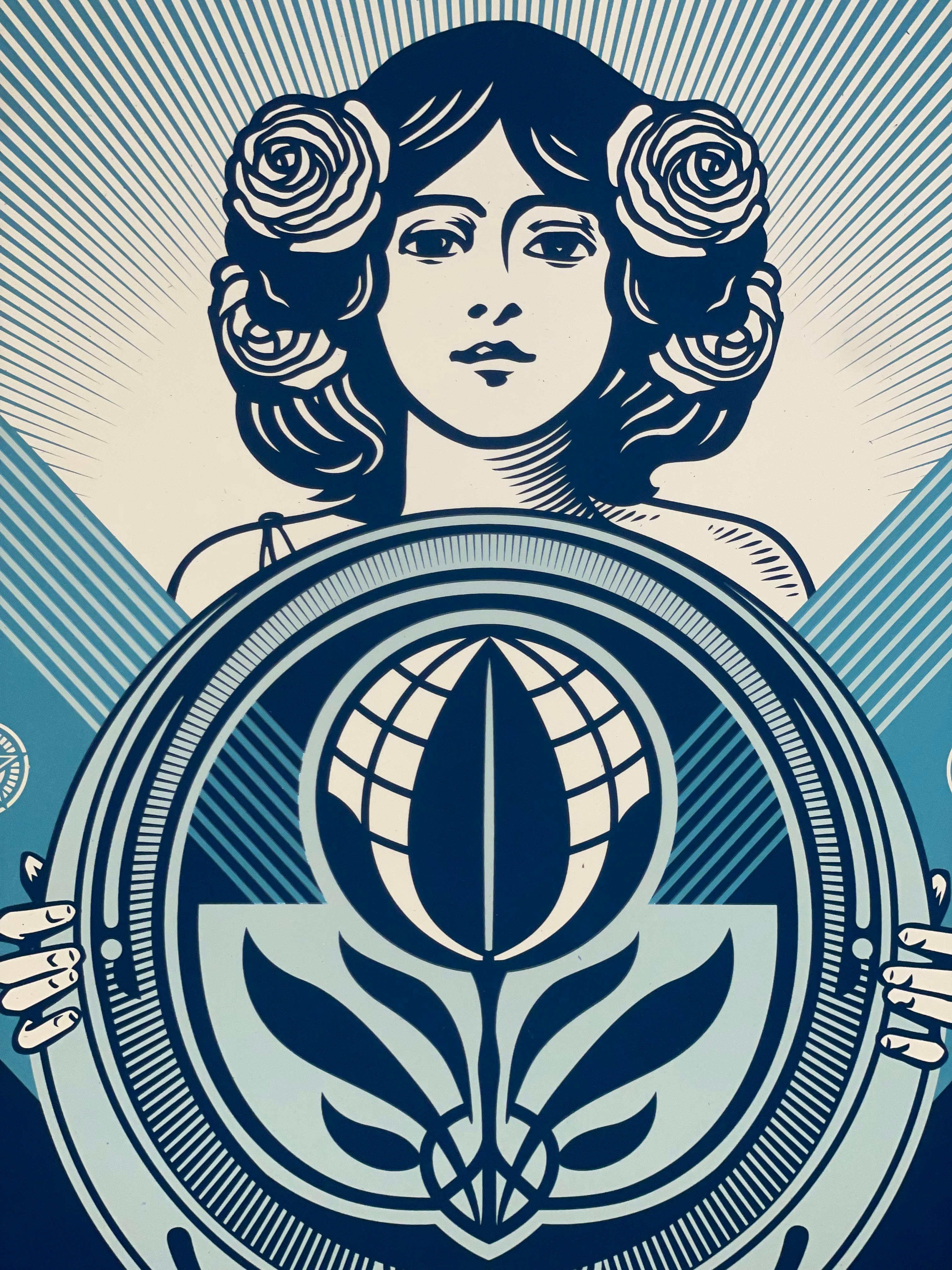 Manufacturer:
Obey Giant
Edition Details:
Year:	2021
Print Run:	500
Technique:	Screen Print
Paper:	Fine Art Cream Speckletone
Size:	18 X 24
Markings:	Signed & Numbered

