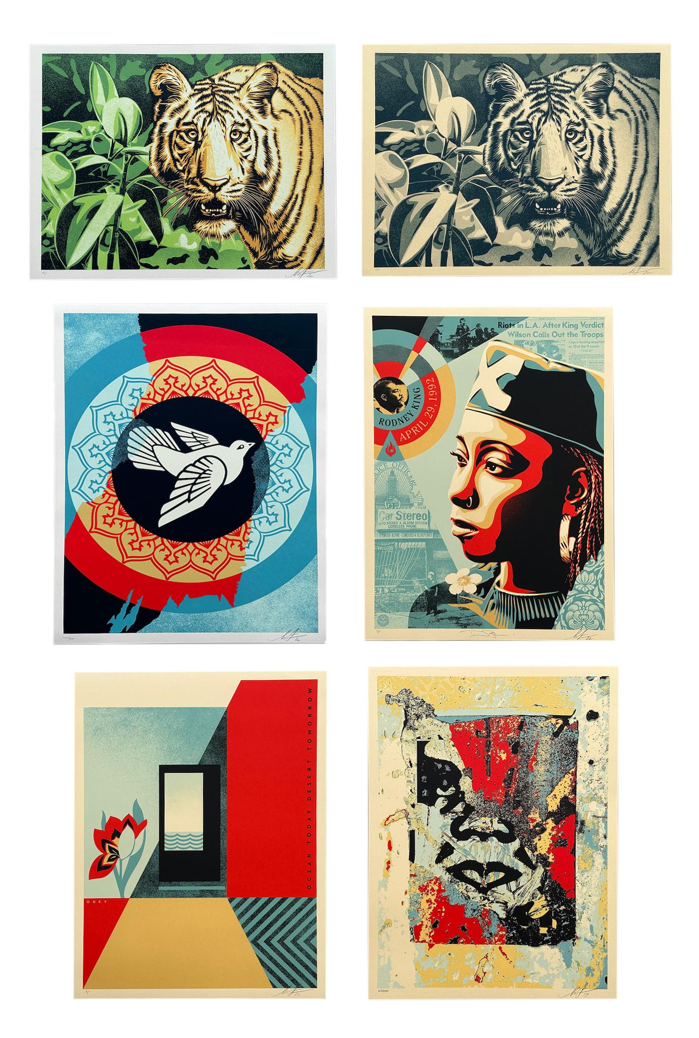 Sérigraphie de Shepard Fairey : collection de 60 œuvres (2009-2022)  en vente 7