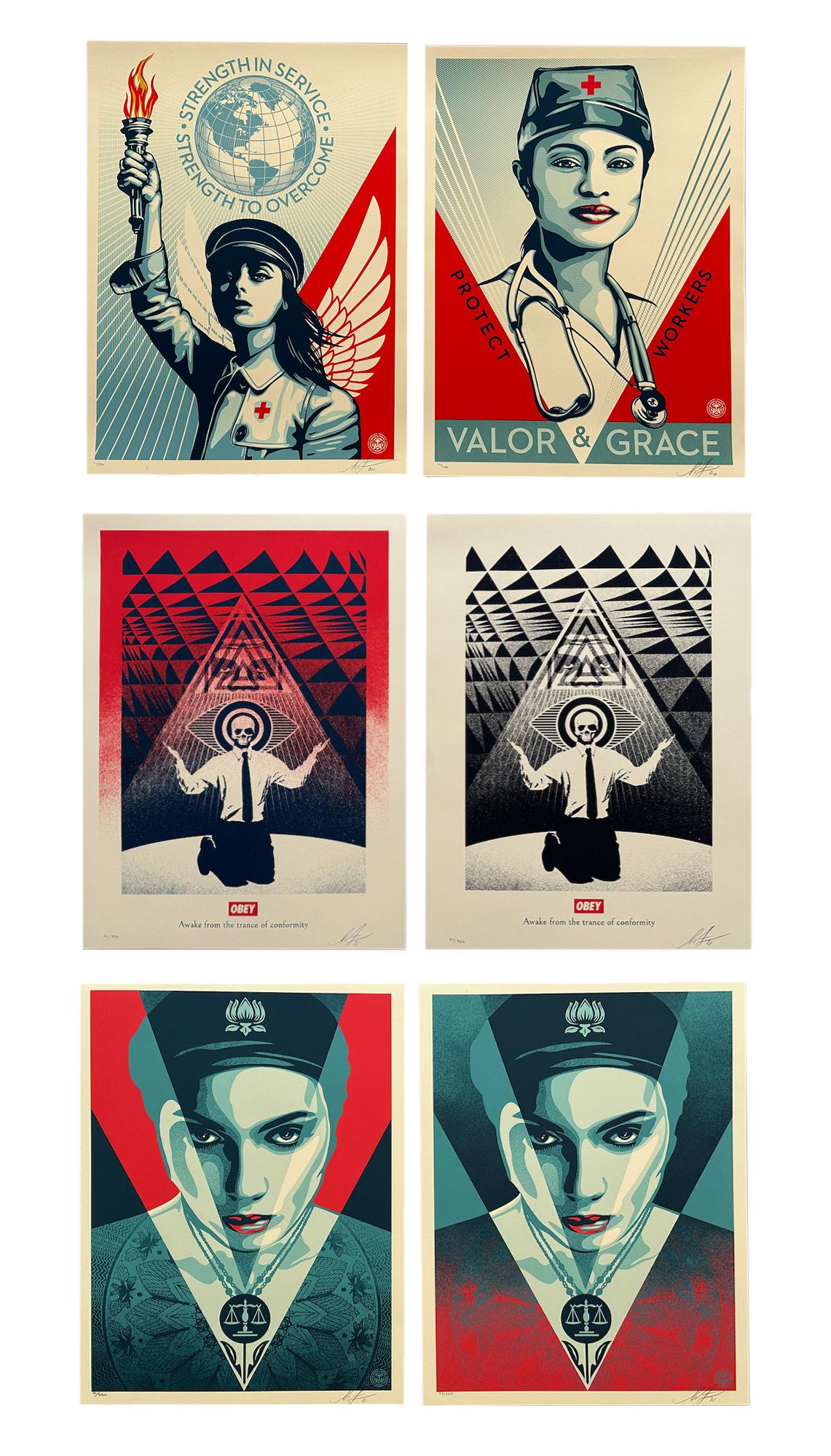 Shepard Fairey Screen-prints: collection of 60 works (2009-2022)  For Sale 8