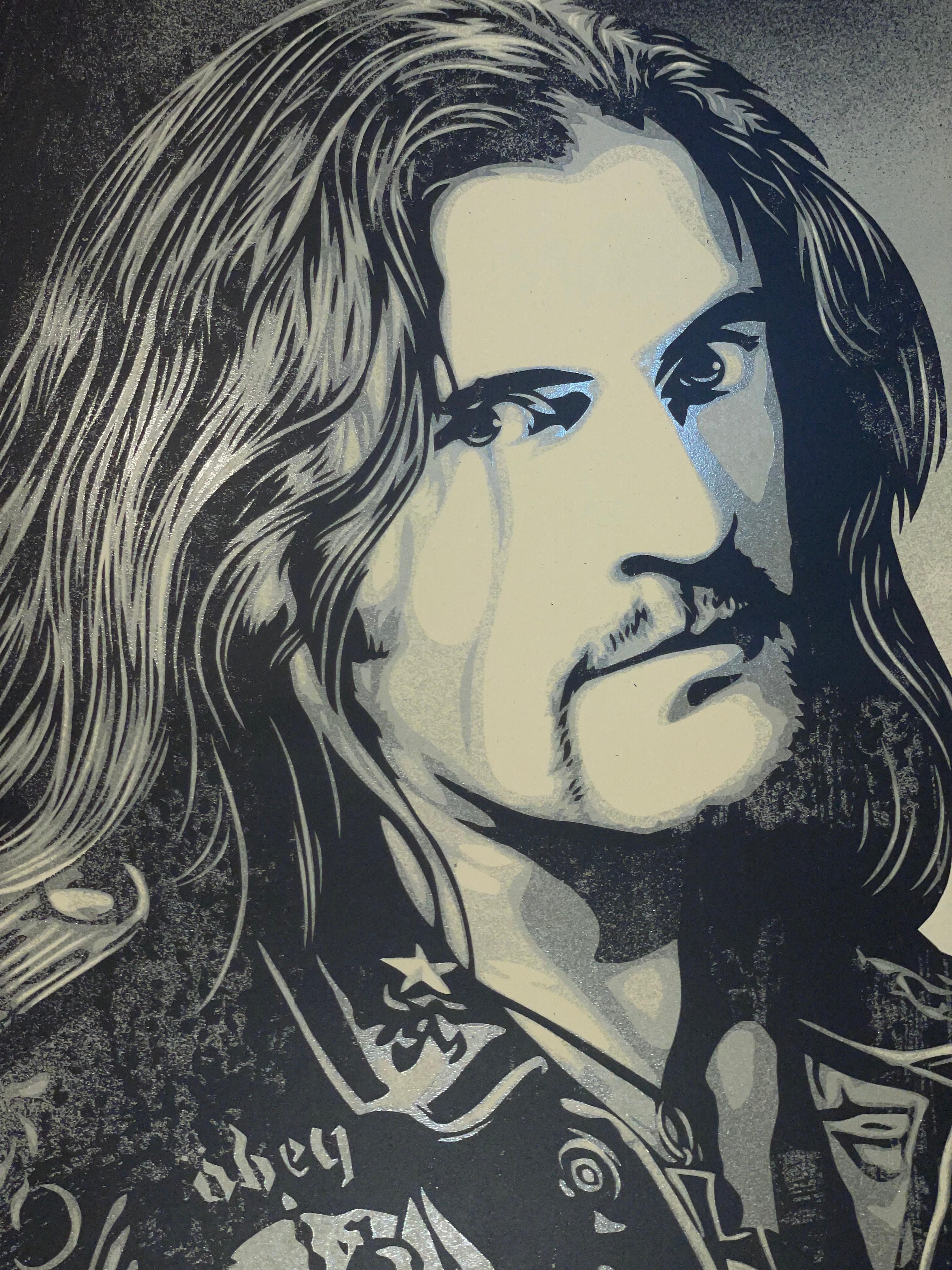 Shepard Fairey Serigrafía Lemmy Damaged Case Motorhead Ace Of Spades S/N en venta 2