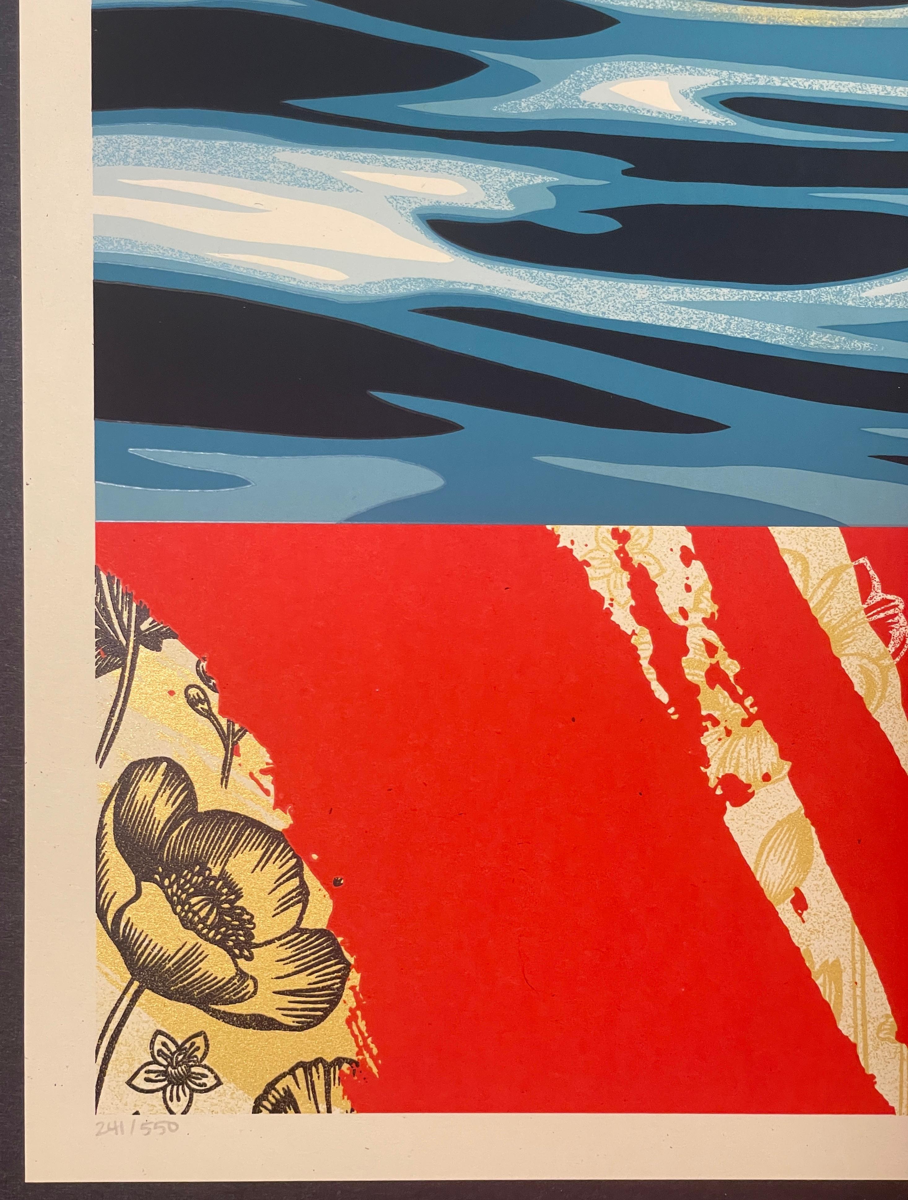 Shepard Fairey Serigrafia Treading Water Environmental Street Contemporanea in vendita 6