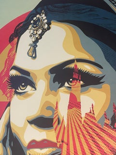 Shepard Fairey Target Exceptions Fine Art Lithograph Print Contemporary Street