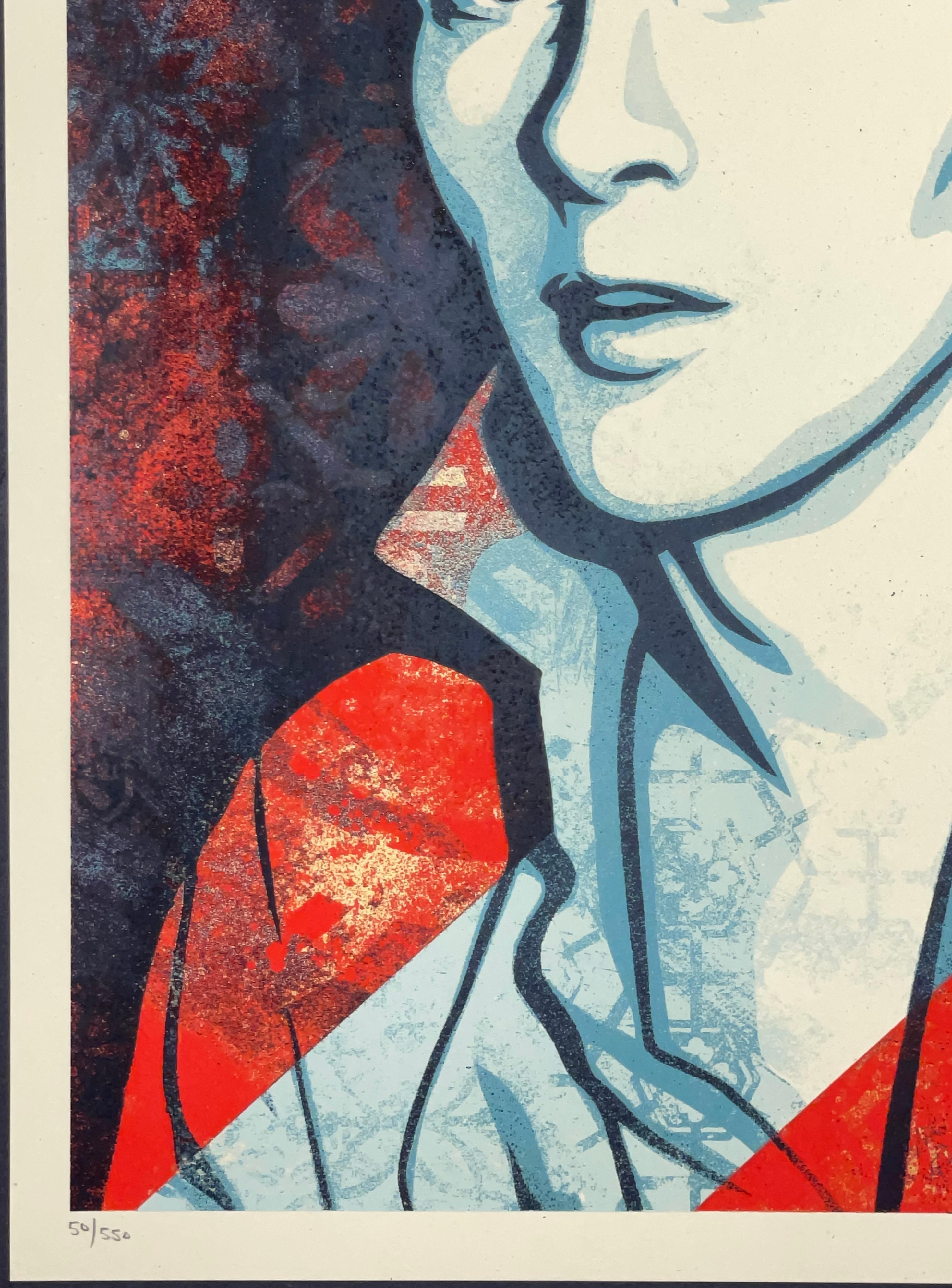 Shepard Fairey The Clash Joe Strummer Silkscreen Print Street Contemporary Art For Sale 2