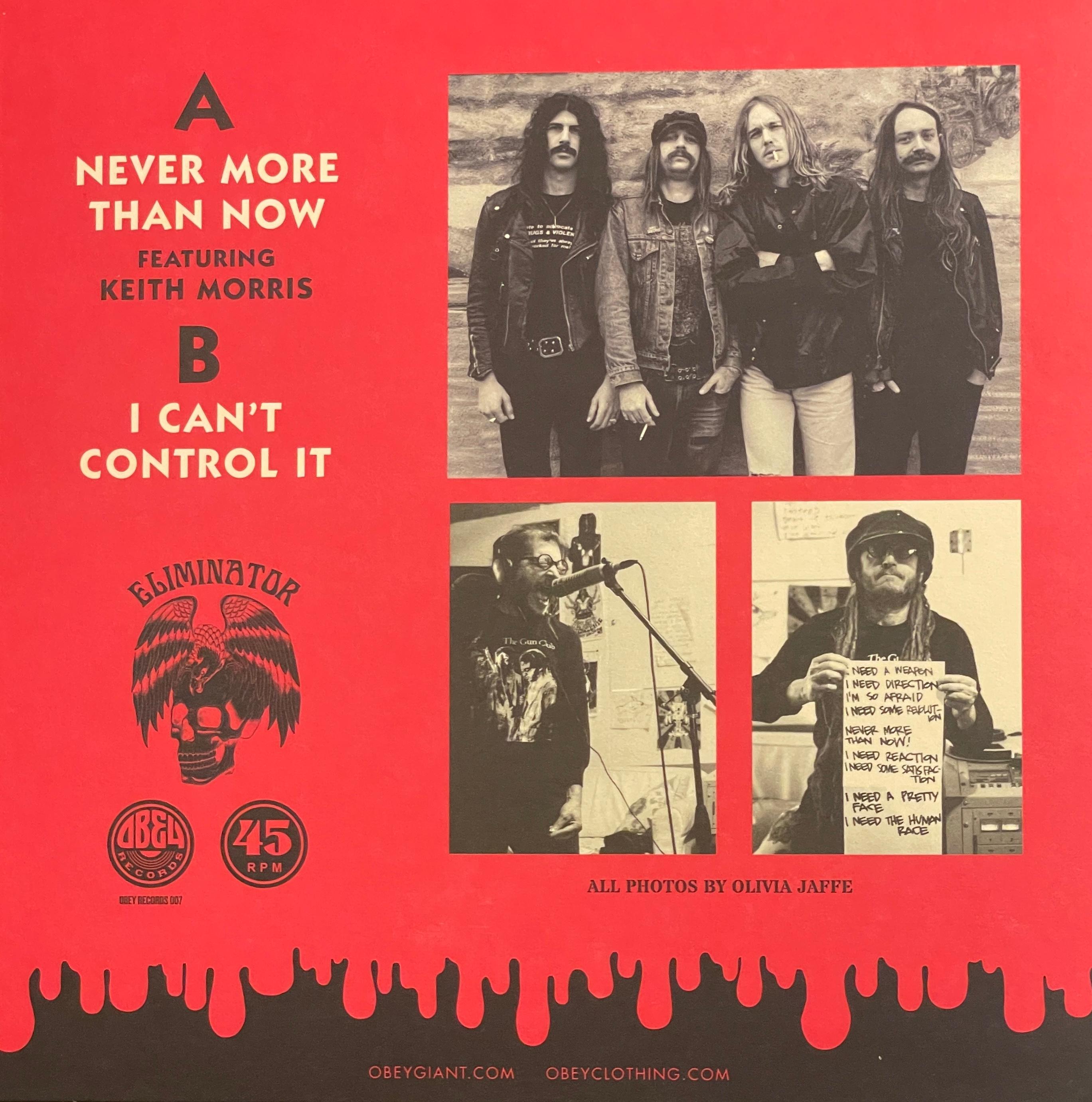 The Shrine featuring Keith Morris
Never More Than Now, 2017
Vinyl, 7