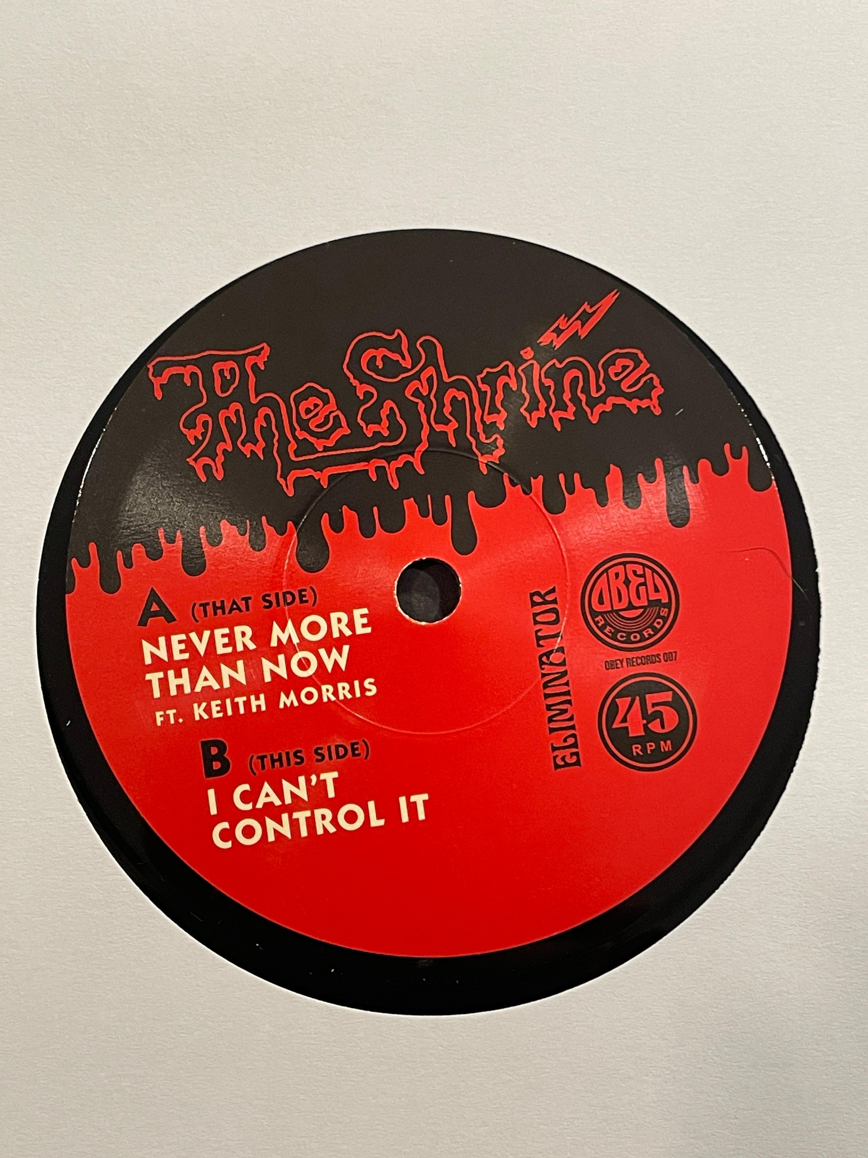 Shepard Fairey „Der Schrein“  Vinyl-Projekt Keith Morris, 7 Zoll, signiert  im Angebot 5