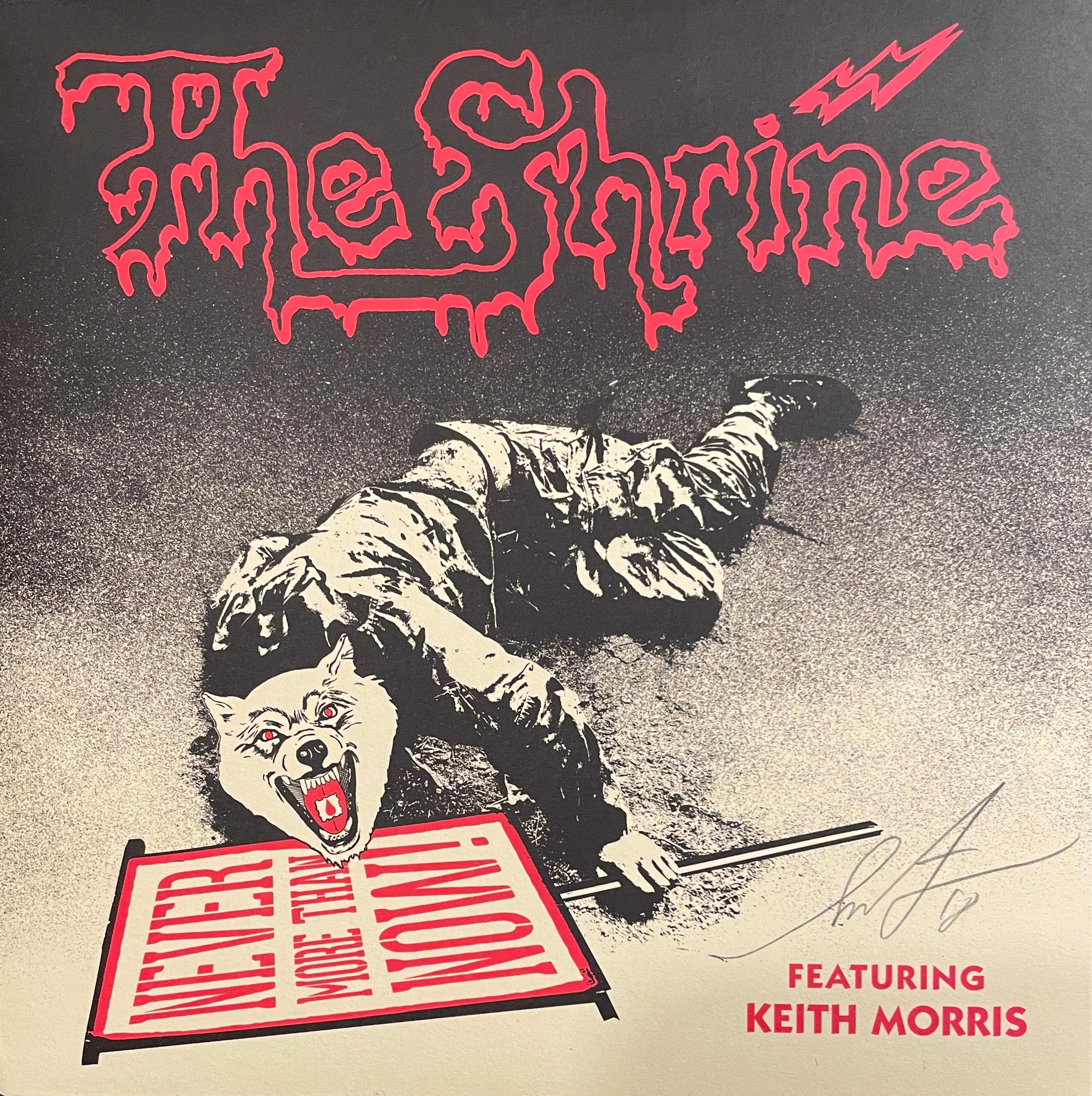 Shepard Fairey "The Shrine"  7 inch Signed Vinyl Project Keith Morris 
