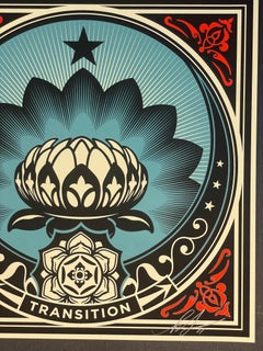 Shepard Fairey "Transition" Fine Art Screenprint Street Contemporary Obey Giant