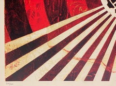 Shepard Fairey Tunnel Vision Diptych Special Edition Screen Prints Contemporary