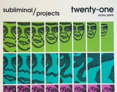 Shepard Fairey TWENTY-ONE Print Obey Giant Studio Number One Echo Park Urban Art