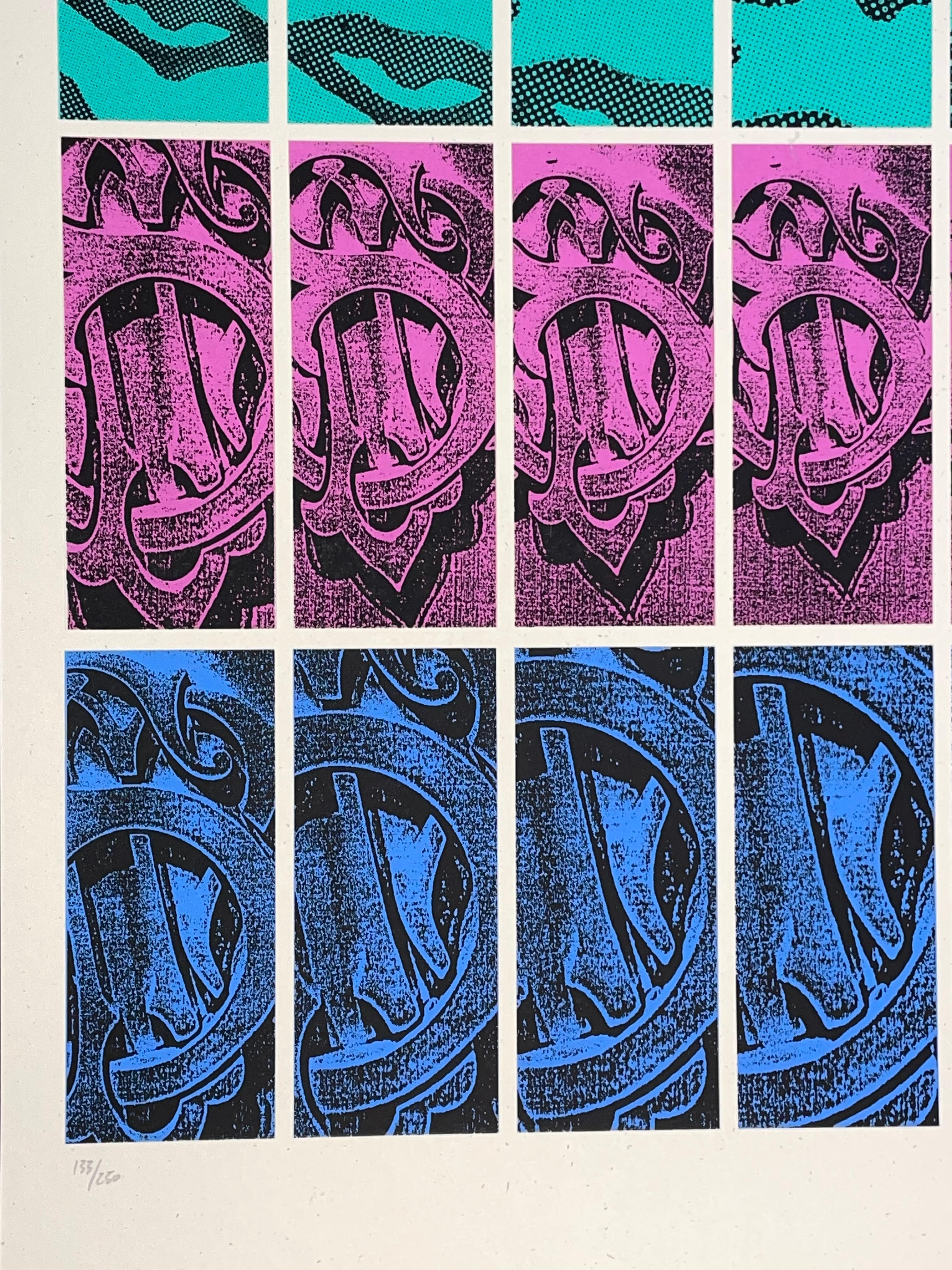 Shepard Fairey TWENTY-ONE Print Obey Giant Studio Number One Echo Park Urban Art For Sale 1