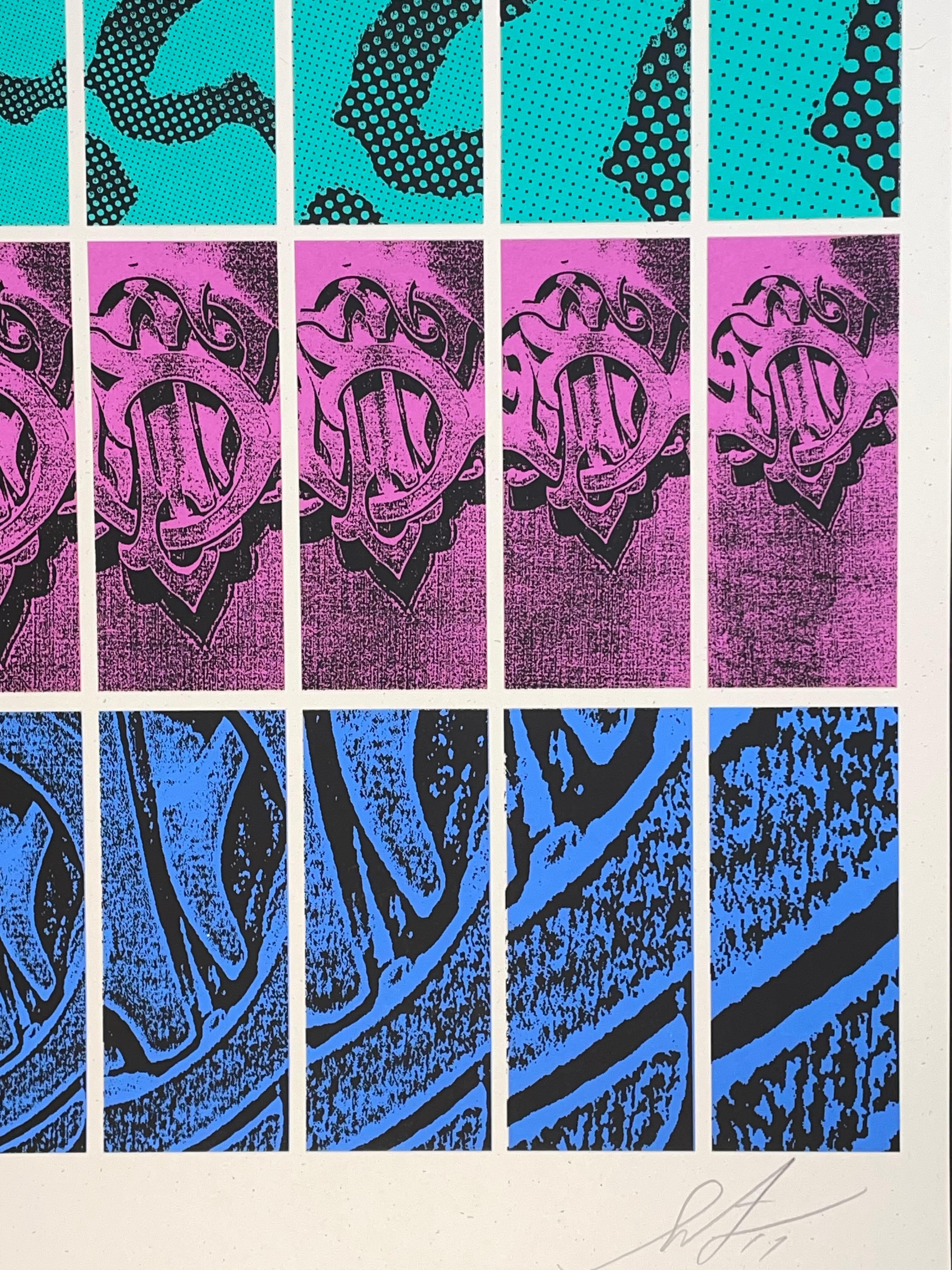Shepard Fairey TWENTY-ONE Print Obey Giant Studio Number One Echo Park Urban Art For Sale 3