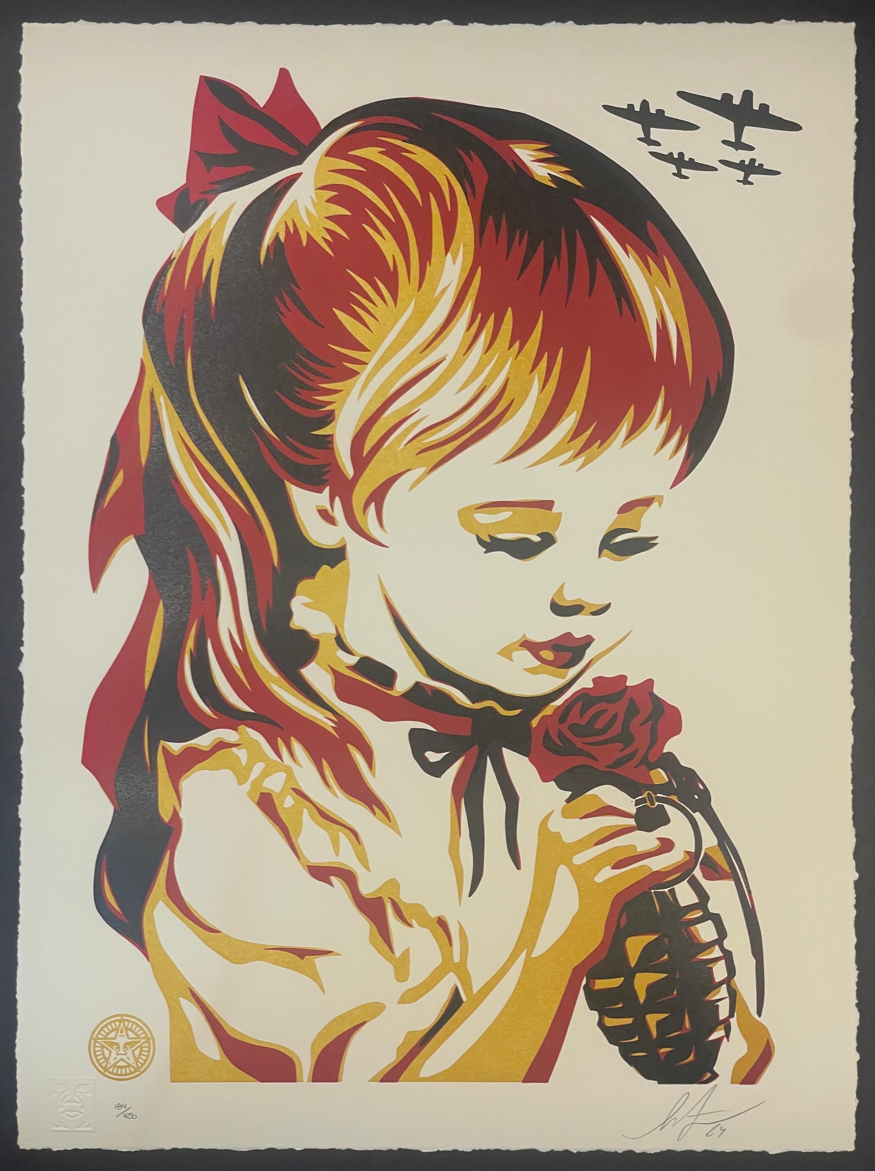 Shepard Fairey Guerra por Números Edición Tipográfica de Arte Contemporáneo Callejero en venta 5