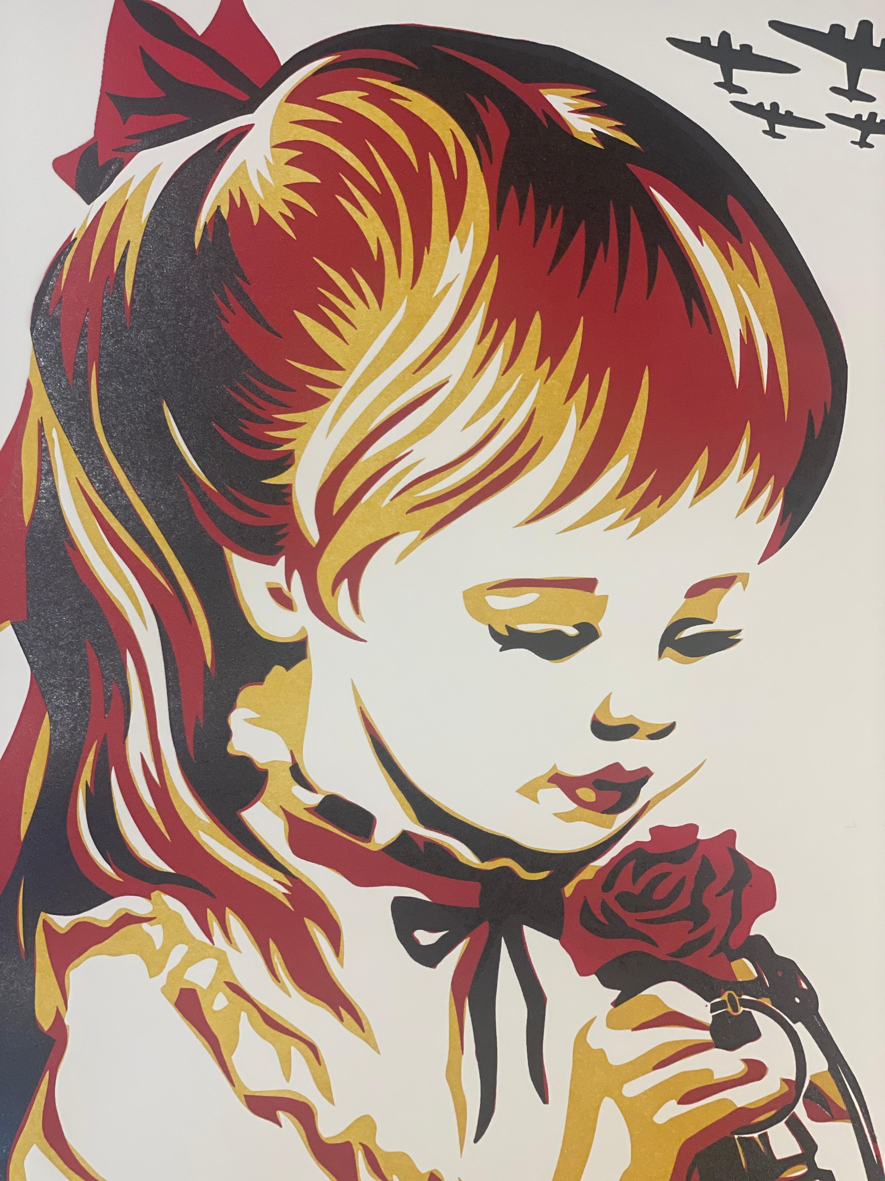 Shepard Fairey Guerra por Números Edición Tipográfica de Arte Contemporáneo Callejero en venta 6