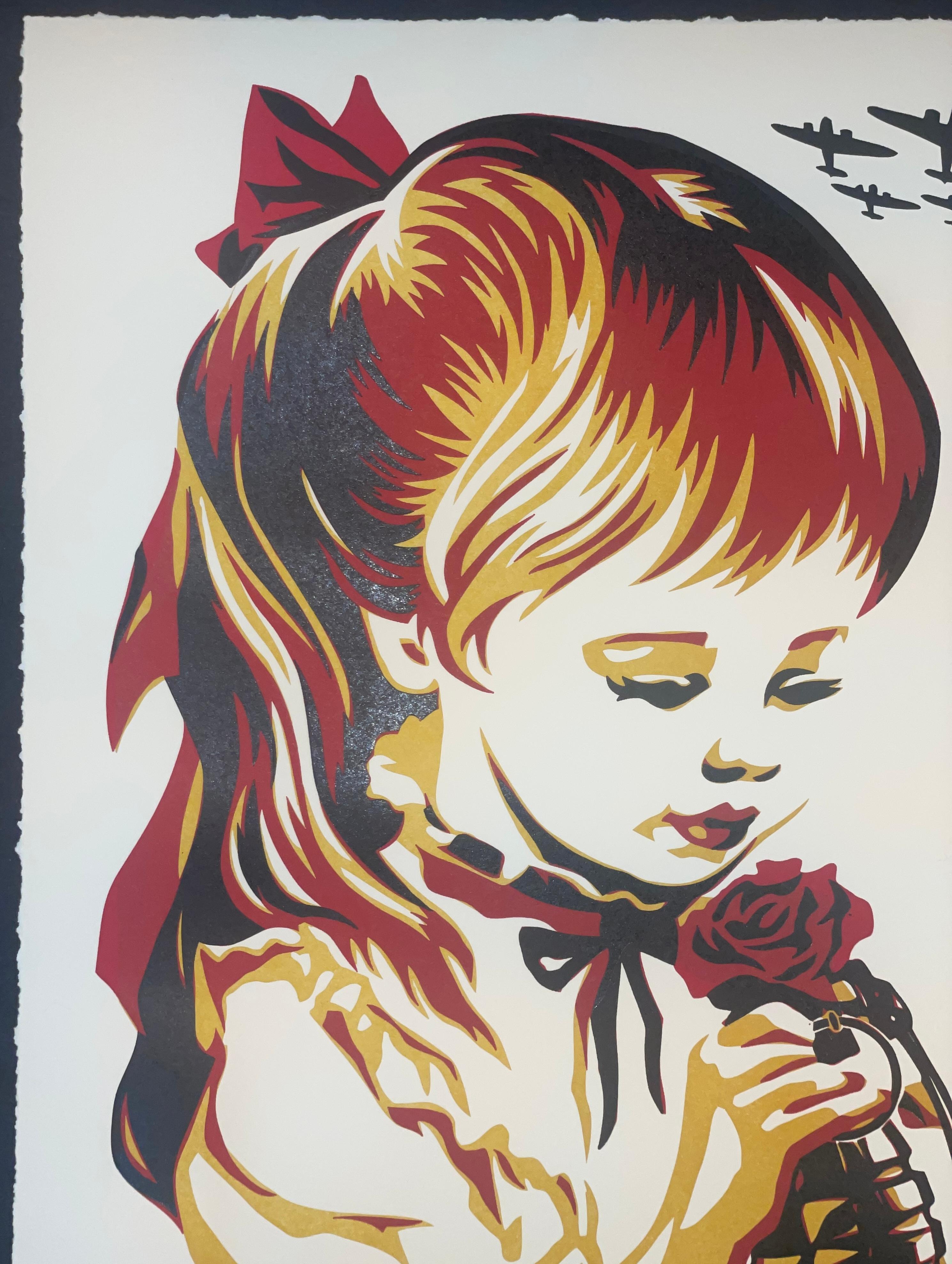 Shepard Fairey Guerra por Números Edición Tipográfica de Arte Contemporáneo Callejero en venta 7
