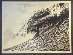 Shepard Fairey, «Wave Of Distress», Edición Oro, arte urbano contemporáneo, Obey Giant
