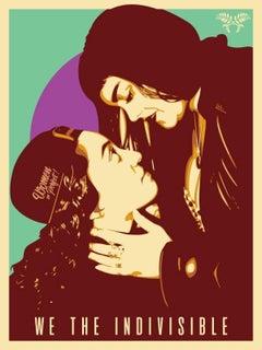 Shepard Fairey — We the People 5-Print Offset Lithograph Set (2017) Unsigned