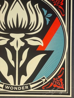 Shepard Fairey "Wonder" Fine Art Screenprint Street Contemporary Obey Giant