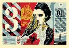 Shepard Fairey, Wrong Path Large Format Screen print