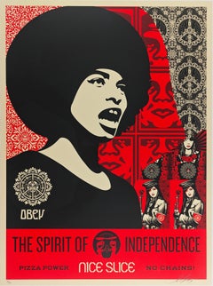 Spirit of Independence, Nice Slice - Shepard Fairey Obey Contemporary Print