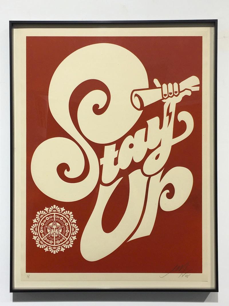 Stay Up Chaka - Print by Shepard Fairey