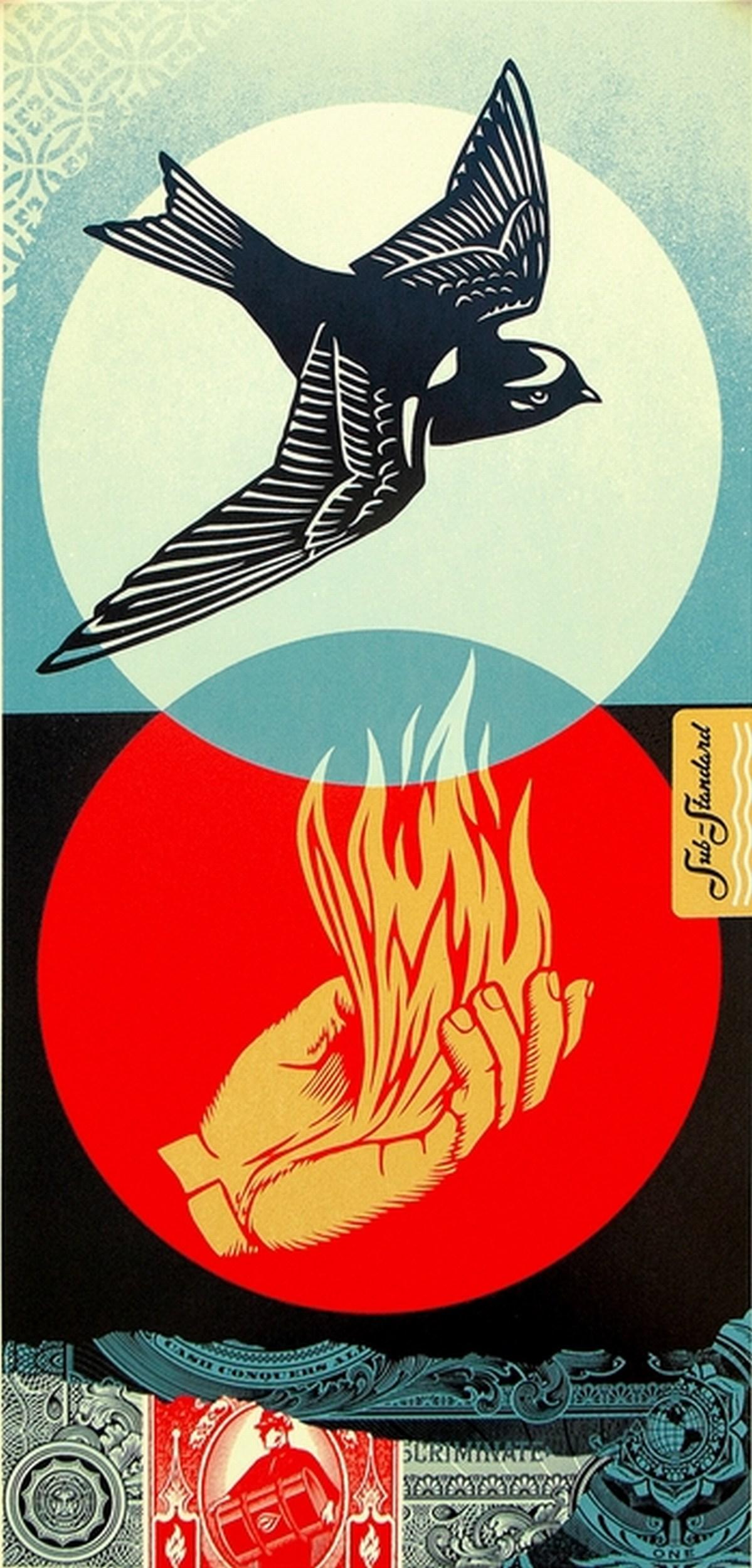 Sub-Standard (Corporate Greed, Fossil Fuels, Collapsing Ecosystems) - Print by Shepard Fairey