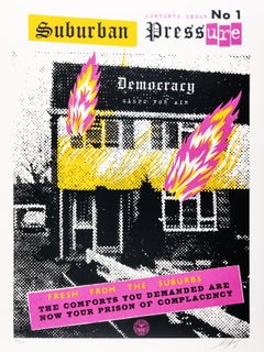 Suburban Pressure, Shepard Fairey & Jamie Reid. Stampa artistica Punk Rock Street