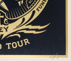 The End, Black Sabbath Gold Screenprint, Signed, Edition of 225, 2016