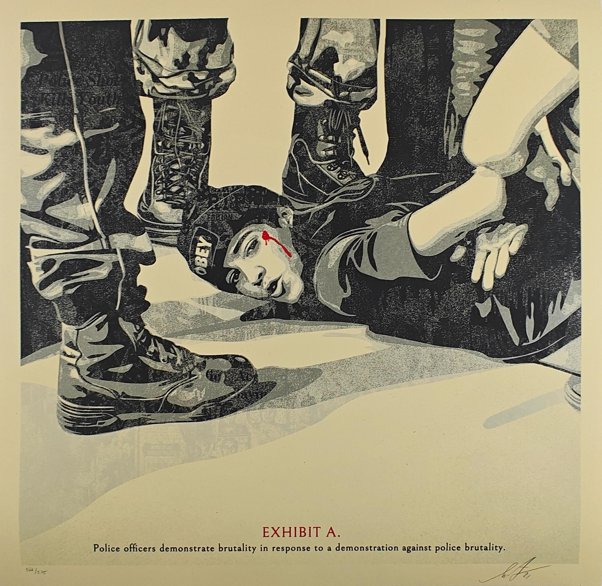 L'alto costo della libertà di parola Shepard Fairey Stampa firmata e numerata Politica